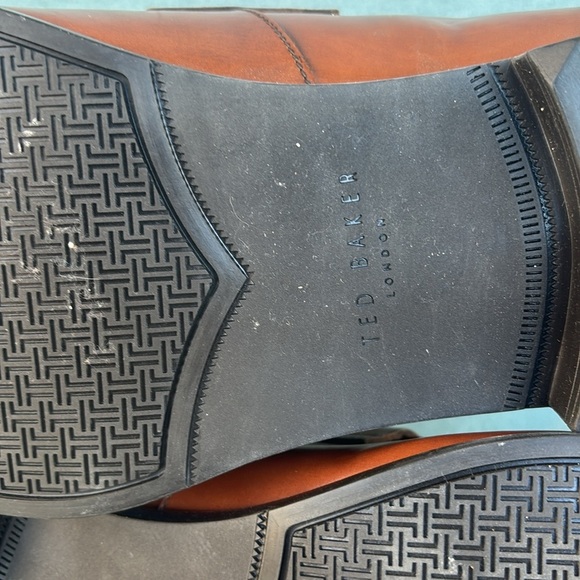 EUC Ted Baker "BENJY” Cognac Penny Loafers Size 14 Mens Leather Loafers Brown - Picture 7 of 9